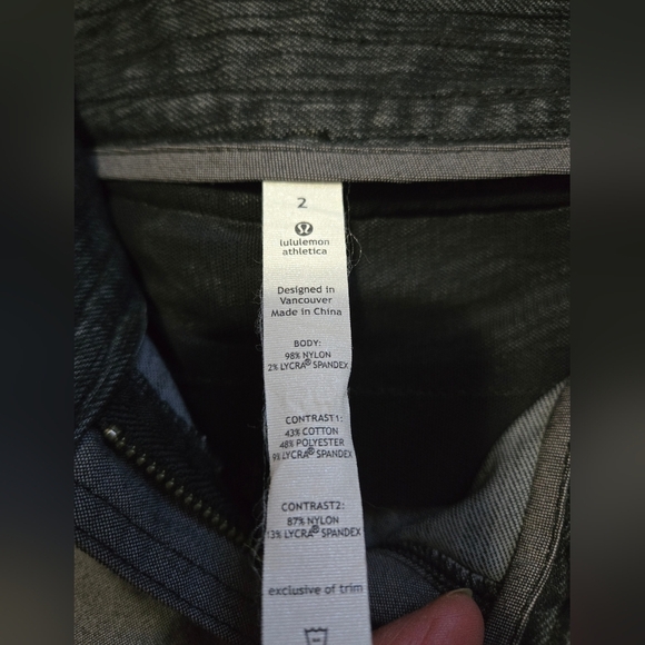 Lululemon Ride On Grey Women's Shorts. Size 2 - Picture 9 of 14
